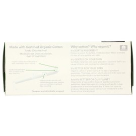 365 by Whole Foods Market Organic Super Tampons Cardboard Applicator, 14 CT