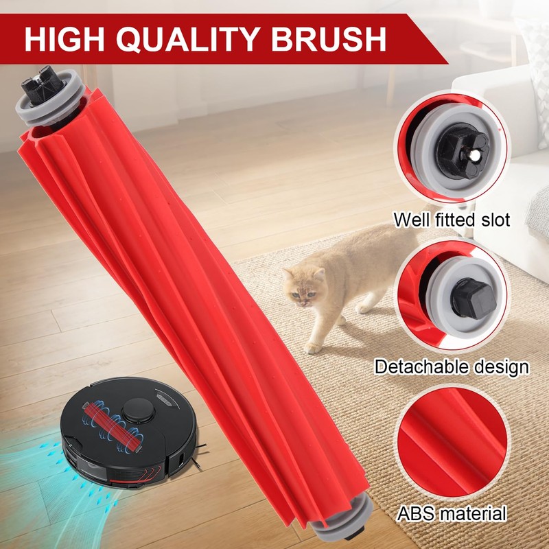 Roller Brushes Replacement for Roborock S7 Series,QV 35A/35S,Q7 Series,Q Revo