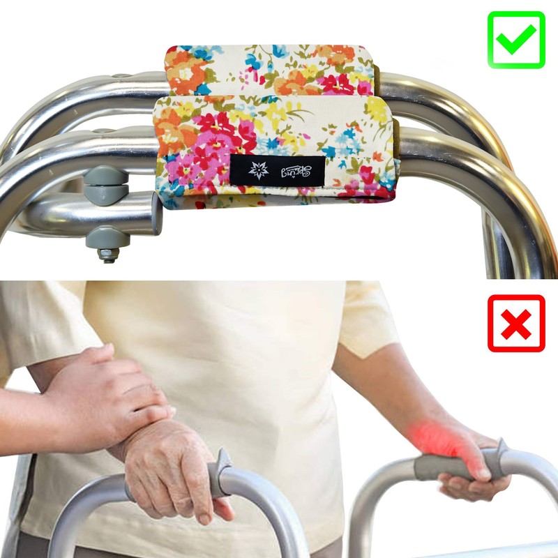 Universal Walker Hand Grip Padded Covers Non-Slip Cushion Foam for