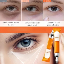 GMFRDGT Vitamin C Repair Eye Cream for Dark Circles, Wrinkles, Fine Lines and Bags Under Eyes, Reduce Dullness, Moisturizing the Eye Area