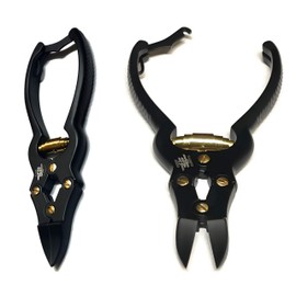 Pedicure and Manicure Cuticle Nipper/Ingrown Nail Cutter for Professional and Personal Use – Heavy-Duty Thick Nail Moon Shape Podiatry Tool in Black and Gold