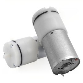 Micro Air Pump, mini DC 12V Vacuum Electric Booster, Micro Electric Air Pumping Booster for Oxygen Circulate, Treatment Instrument and Home Appliances (2 Pack)