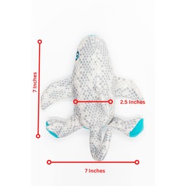 Armigos Squirt The Lizark Hybrid Lizard & Shark Plush Toy with Armband. Connect, Carry, Cuddle & Throw. Courage Partner and Travel Companion for Kids.