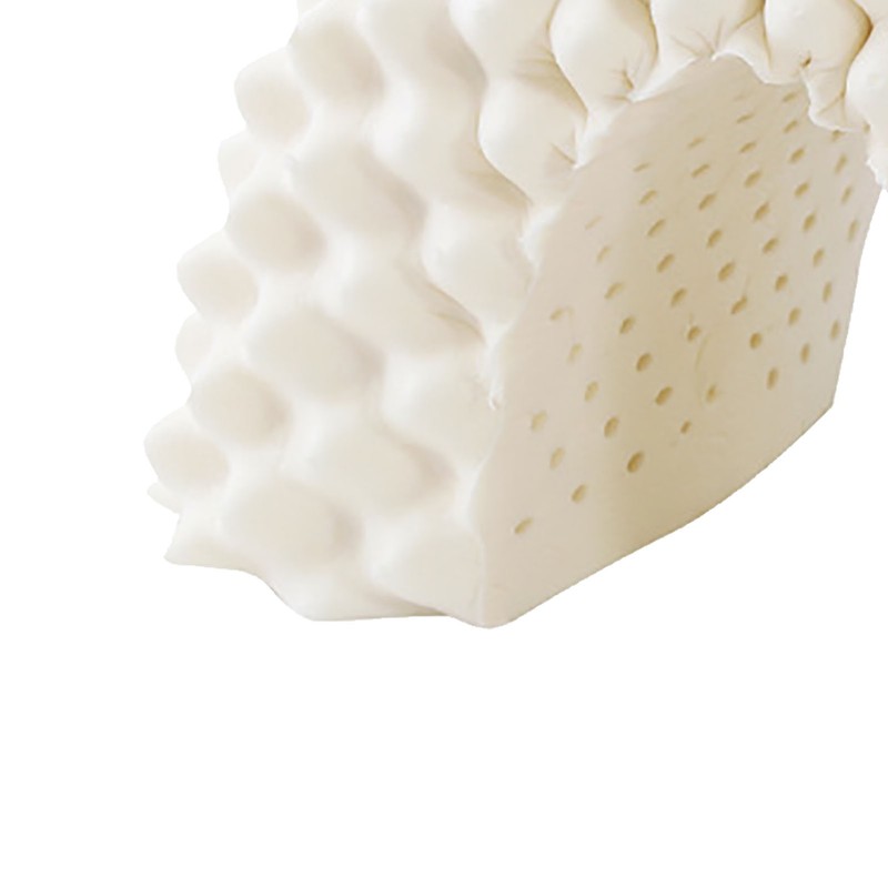 Latex Sleeping Pillow Cervical Protection 35cmx55cm Wolf Tooth Model Latex