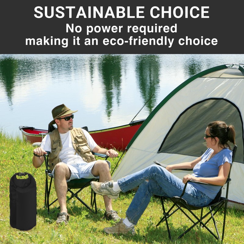 Wash Bag Camping & Retractable Washing Line - Durable Wash