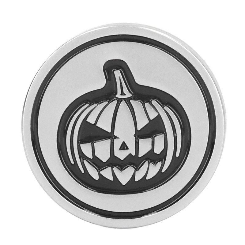 Pumpkin Coin Slider Pumpkin Pattern Push Slider Toy Zinc Alloy