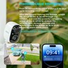 Vicohome 2K Security Camera Wireless Wi-Fi Indoor/Outdoor,Battery Powered,Easy to Setup,PIR