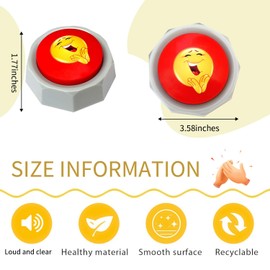 RIBOSY Applause Button - Button Applauds When Pressed - Add Extra Fun To Your Life
