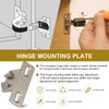 Hinge Mounting Plate Replacement for Blum 1 5/8" Overlay 110