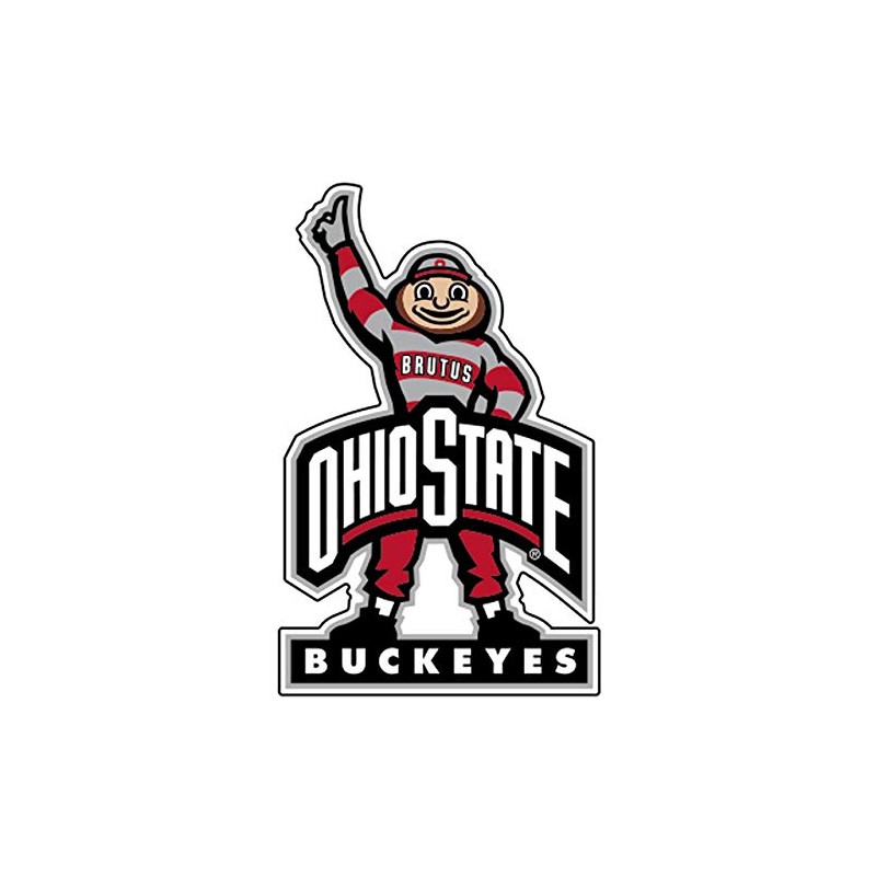 Ohio State Imán sonriente Brutus Imán (3''4''6''12''), 4''