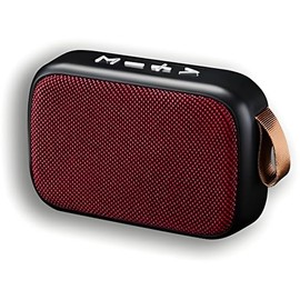 Bluetooth Speaker Portable Wireless Outdoor Waterproof Speaker Bluetooth TF Card USB Flash Disk FM Player AUX Voice Control Loud Stereo Booming Bass Energy for Home&Party Gifts Red