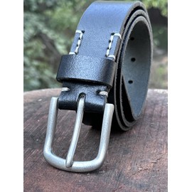 Western Bull Genuine Leather Belt for Men, 1–1.2'' with Classic Buckle ideal for daily wear with trousers & casual outfits (SMALL)