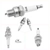 Wai Danie 2Pcs E6TC Motorcycle Spark Plug BP6HS Compatible with