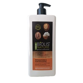 Biolis Nature Shampoo zur Reparatur und Stärkung von glattem Haar, mit Bio-Sheabutter, 750 ml