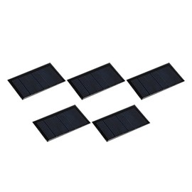 MECCANIXITY Mini Solar Panel Cell 3V 90mA 0.27W 62mm x 36mm for DIY Electric Power Project Pack of 5