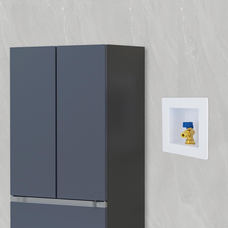 2-PACK GUOFIS Ice Maker Outlet Box,1/2" PEX-A Expansion Inlet x