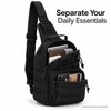 Tactical Sling Bag for Hands-Free Carry – Multiple Zippered Compartments