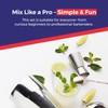 EVOKK Cocktail Shaker Set, 3 Pcs Satinless Steel Cocktail Making
