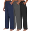 Kivdol 3 PACK Womens Yoga Sweatpants Wide Leg Lounge Pajamas