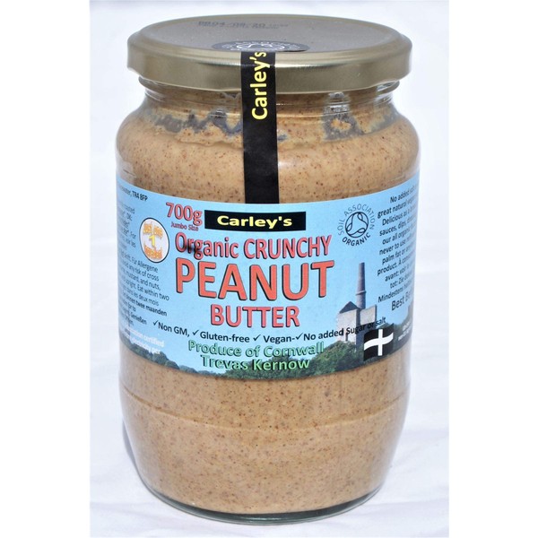 Carley's Organic Crunchy Peanut Butter 700g