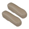 Priprilod 2pcs Leather Tan Seat Armrest Replacement Cover Compatible with