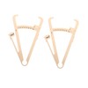 Gatuida 2pcs Skinfold Calipers for Accurate Body Measurement Portable Fat
