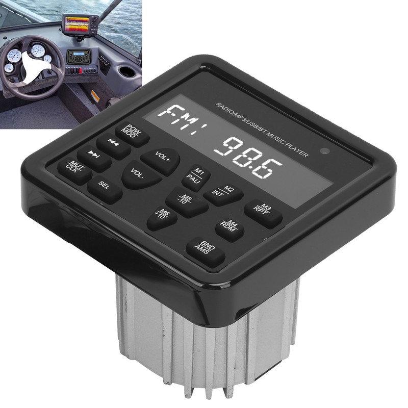 Bluetooth MP3 Player USB Radio Sound System IP66 Waterproof for