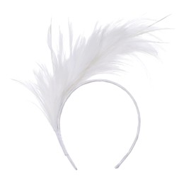 BABEYOND Fascinator Hats for Women Feather Headband Kentucky Headpiece Gatsby Derby Hat for Cocktail Wedding Tea Party