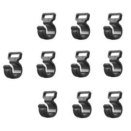 10PCS Plastic C Clamp for Camping,16MM Tent Pole Clips,for Tent Cover Fasteners,Mountain Gear Travel Tent Accessories