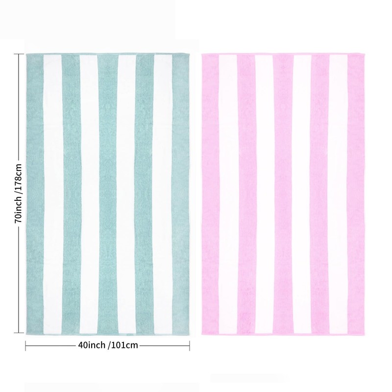 CLOWOOD Plush Oversized Beach Towel - Cotton 40 x 70