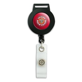 Graphics & More University of Louisiana at Lafayette Primary Logo Lanyard Retractable Reel Badge ID Card Holder
