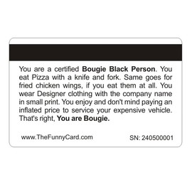 Aromabug The Funny Cards (Bougie Black Person)