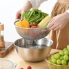 3.7 Qt Stainless Steel Colander & Mixing Bowl with Scale,