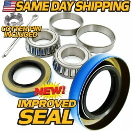 For EZ-GO, EZGO, EZ GO (1 Kit) Front Wheel Bearing Rebuild Fits EZGO Woods Boundary MAV400 MAV480