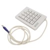 Mechanical Numpad Wired 18 Keys Linear Action Switch ABS Plug