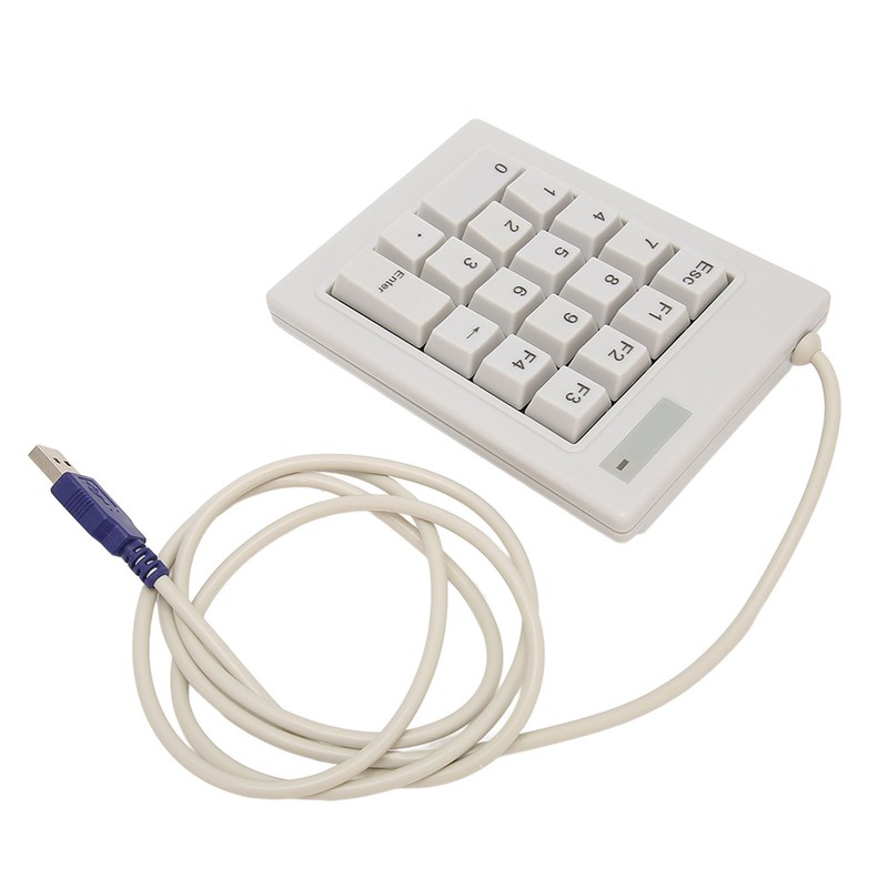 Mechanical Numpad Wired 18 Keys Linear Action Switch ABS Plug