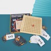 Wooden Multiplication Board Game