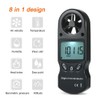 8 in 1 Handheld Digital Anemometer Wind Speed/Temperature/Humidity/Wind Chill/Heat Index/Dew