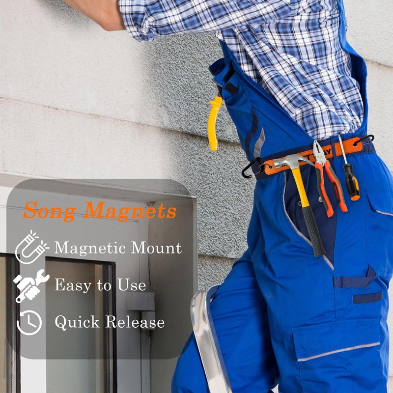 Magnetic Tool Holder Strip, Tool Magnet Bar for Garage Organization,