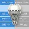 Sansi 2 Pack 22W=200W LED Light Bulb 4000lm 5000K Clear
