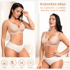 Ganado Deep V Wireless Bras for Women No Underwire Push