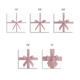 1/4 Inch CAMEO Single Face Satin Ribbon|100 Yard Roll| Premium Quality Satin Fabric | For Gift Wrapping, Sewing, Crafts, Wedding Decorations, Floral, Events |Wholesale Satin Ribbon in Bulk| Creative Bag