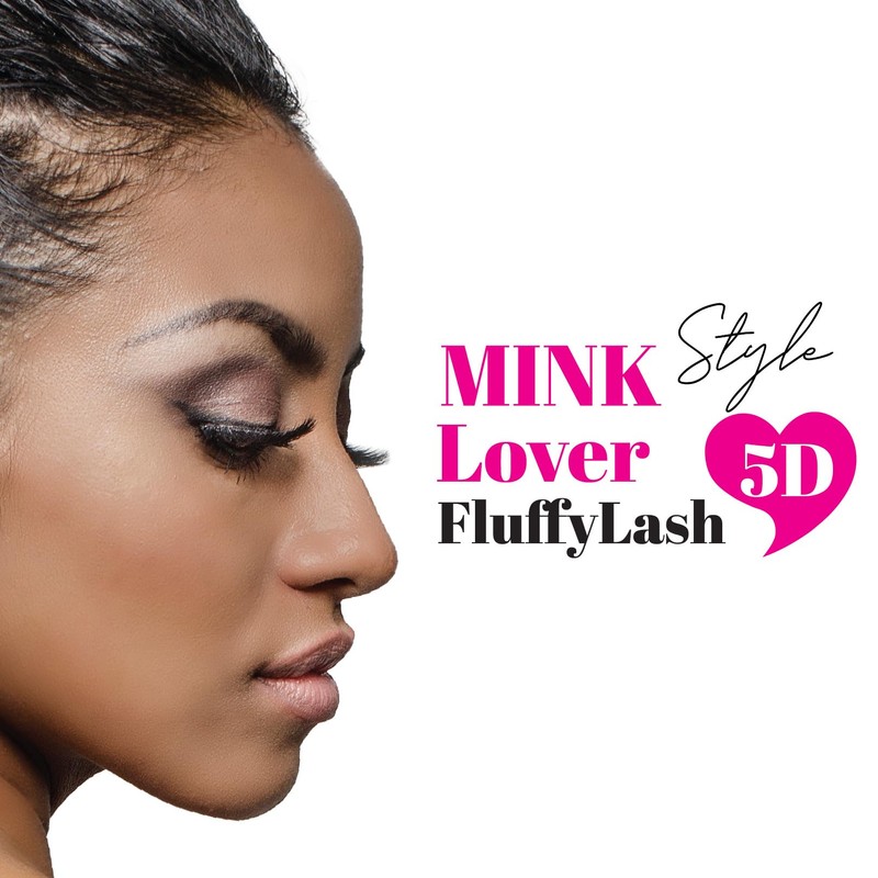 BlackPink Mink Style Lover Fluffy Lash 5D Fluffy Reusable Light