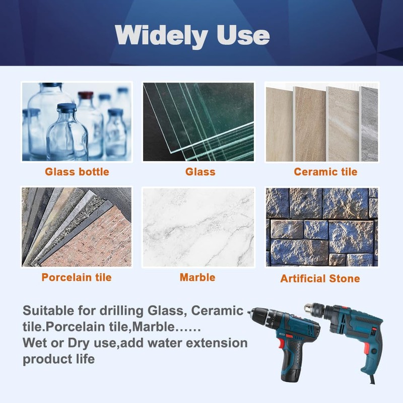 1-3/8 Inch Diamond Drill Bits Glass Hole Saw Drill Bit