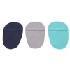 3pcs Ostomy Bag Cover Washable Detachable Dust Proof Mixed Colors