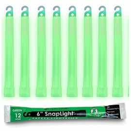 Cyalume Lot of 8 Cyalume Military Light Sticks Green 6" 12 HR Prepper Survival EXP 2027
