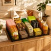NANAGIFTREE Expandable Snack Organizer, Adjustable Snack Container with 9 Compartments,