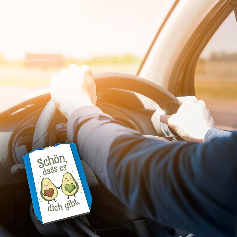 Avocado Heart Cores Parking Disc Schön DASS es Dich gibt