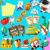 HOWAF 32pcs Welcome Back to School Bulletin Board Decorations, Back