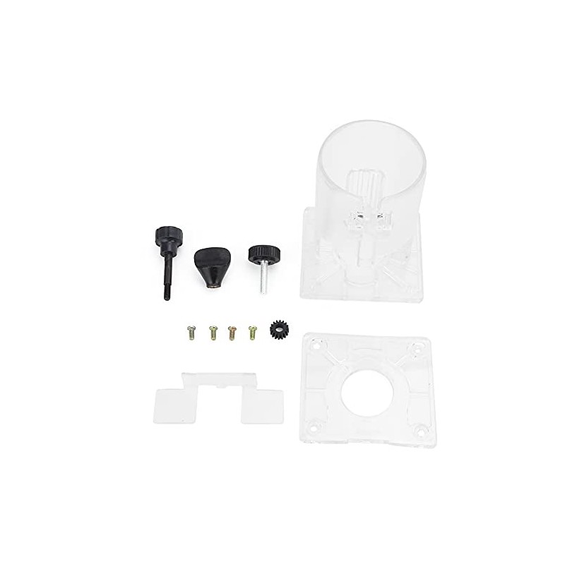 Router Base Plates + Trimmer Base, Transparent Plastic Accessories for